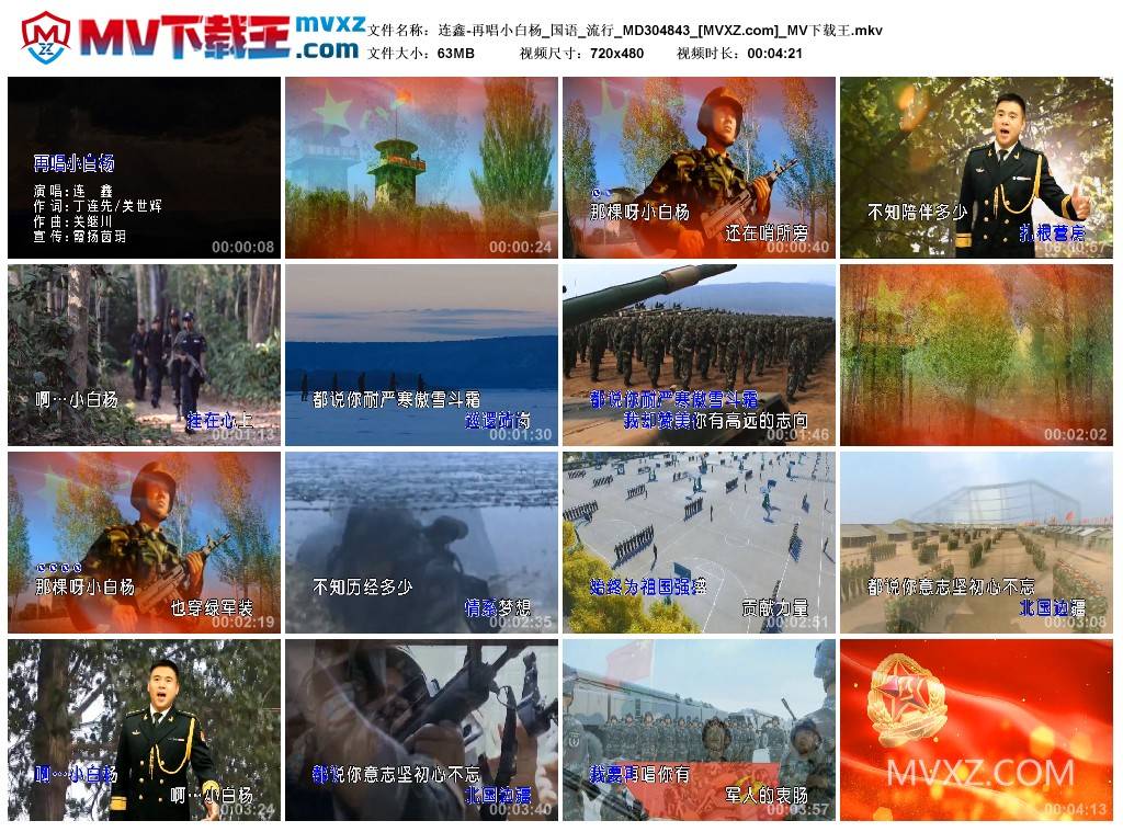 连鑫-再唱小白杨_国语_流行_MD304843